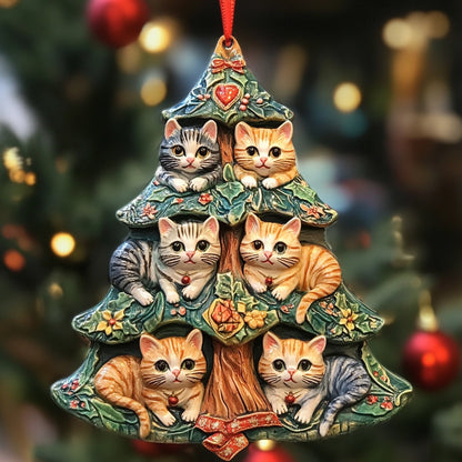 Shineful 2D Acrylic Ornament Purr-fect Holiday