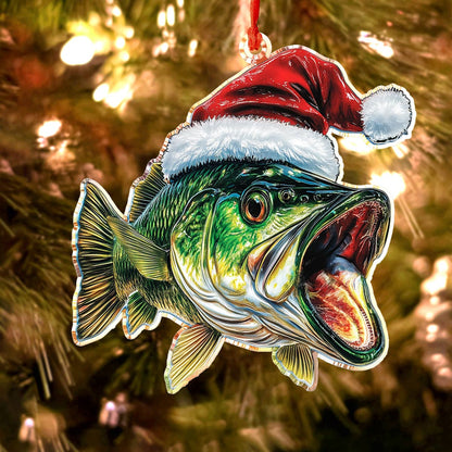 Shineful 2D Acrylic Ornament Majestic Largemouth Bass