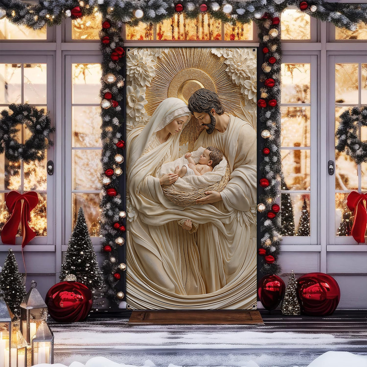 Shineful Door Cover - Holy Family