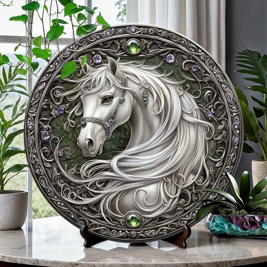 Shineful 2D Wooden Plaque, Hanging Decor, Door Sign Celestial Steed