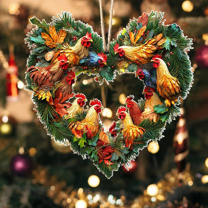 Shineful 2D Acrylic Ornament Heart of the Henhouse