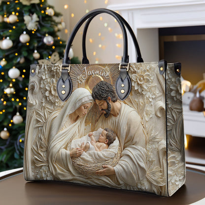 Shineful Leather Bag Holy Family