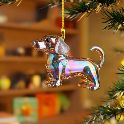 Shineful Acrylic Ornament Shimmering Dachshund