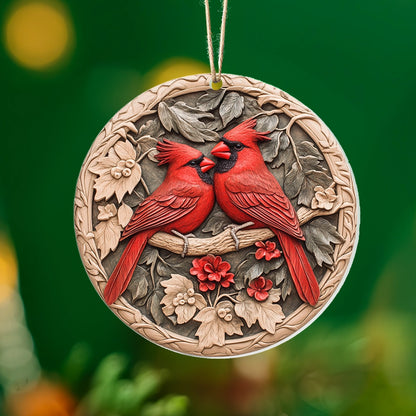 Shineful 2D Acrylic Ornament - Cardinal Cheer