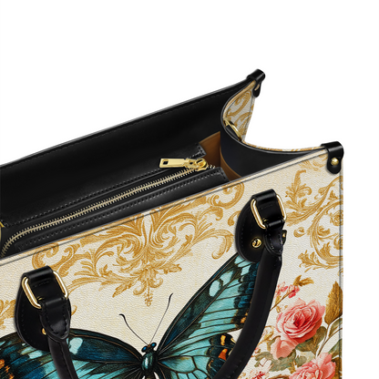 Shineful Leather Bag Butterfly Rose Whisper