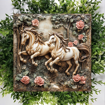 Shineful 2D Metal Sign Equine Elegance