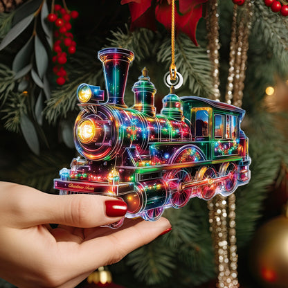 Shineful 2D Acrylic Ornament - Christmas Train