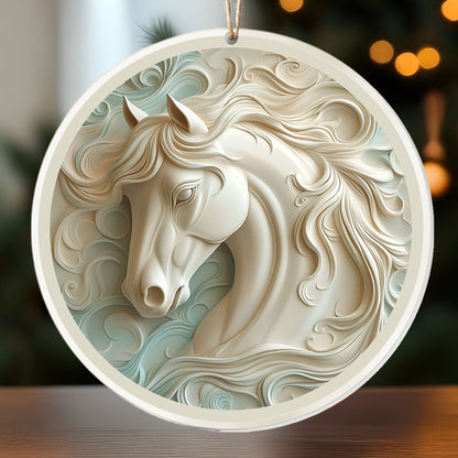 Shineful 2D Acrylic Ornament - Horse Elegance