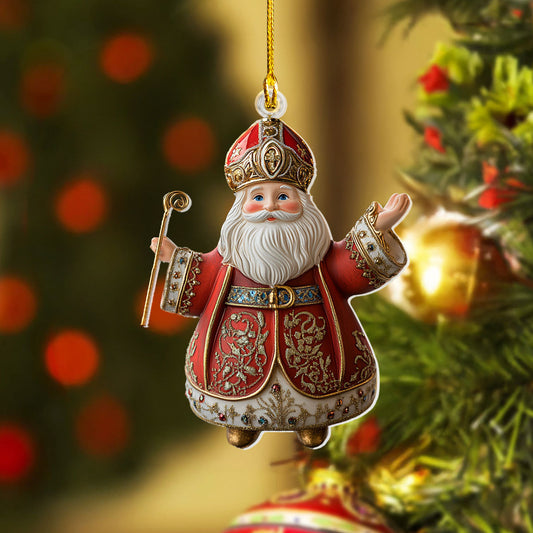 Shineful 2D Acrylic Ornament Jolly Saint Of Giving