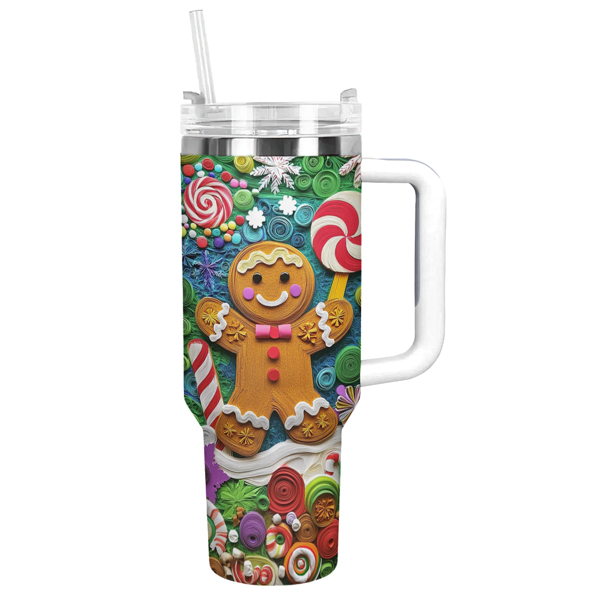 Shineful Tumbler Gingerbread Man Christmas