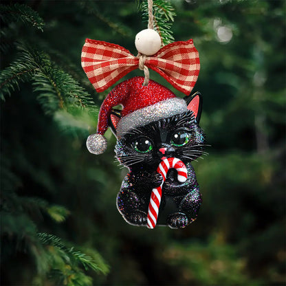 Shineful 2D Acrylic Ornament Naughty Black Cat Collection