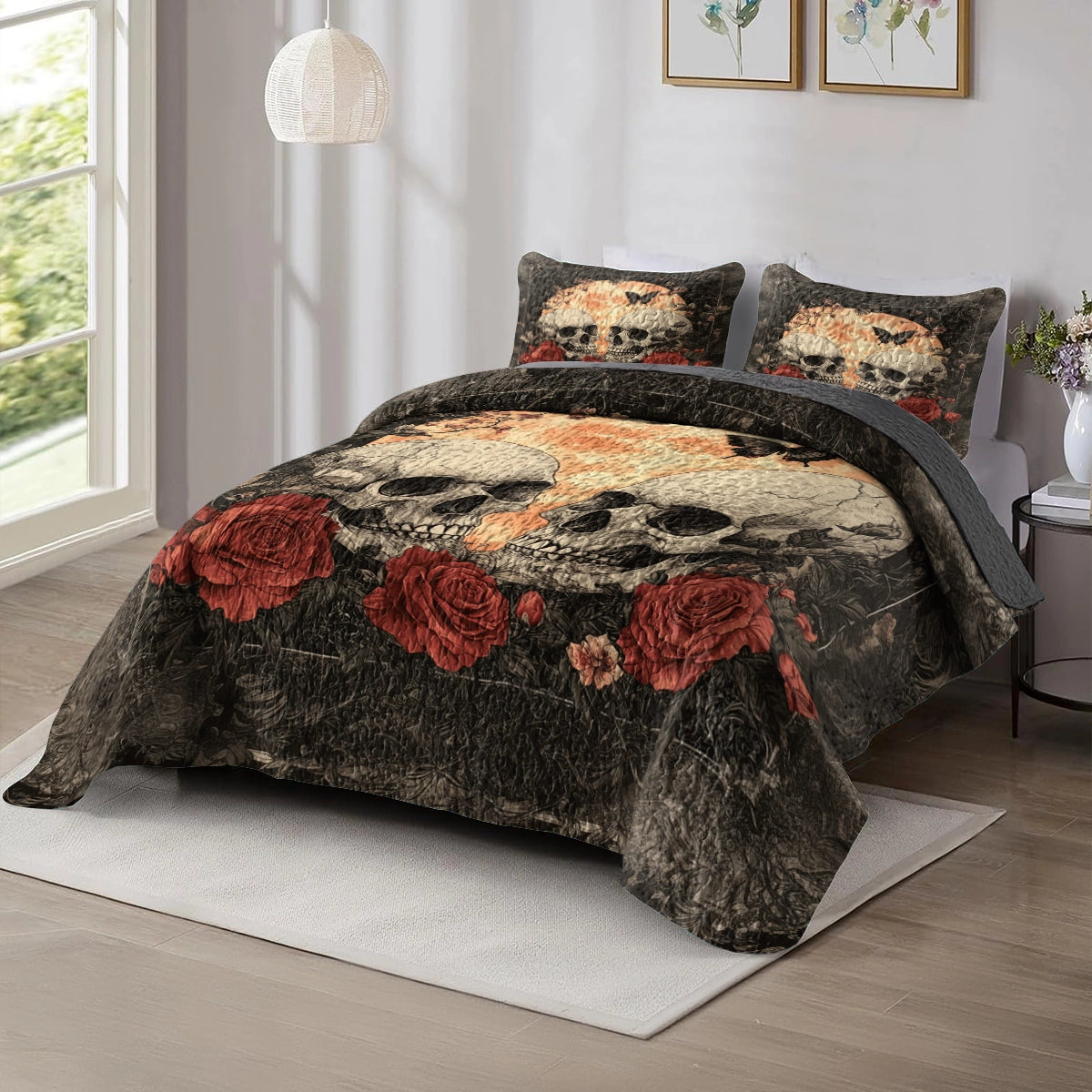 Shineful All Season Quilt 3-teiliges Set - Eternal Love Gothic 