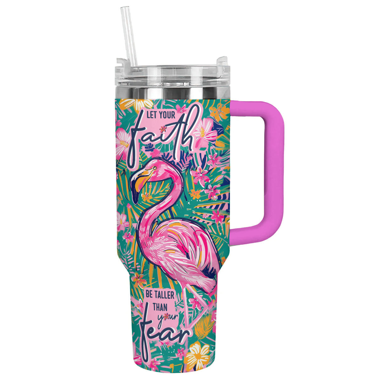 Shineful Tumbler Faith Flamingo