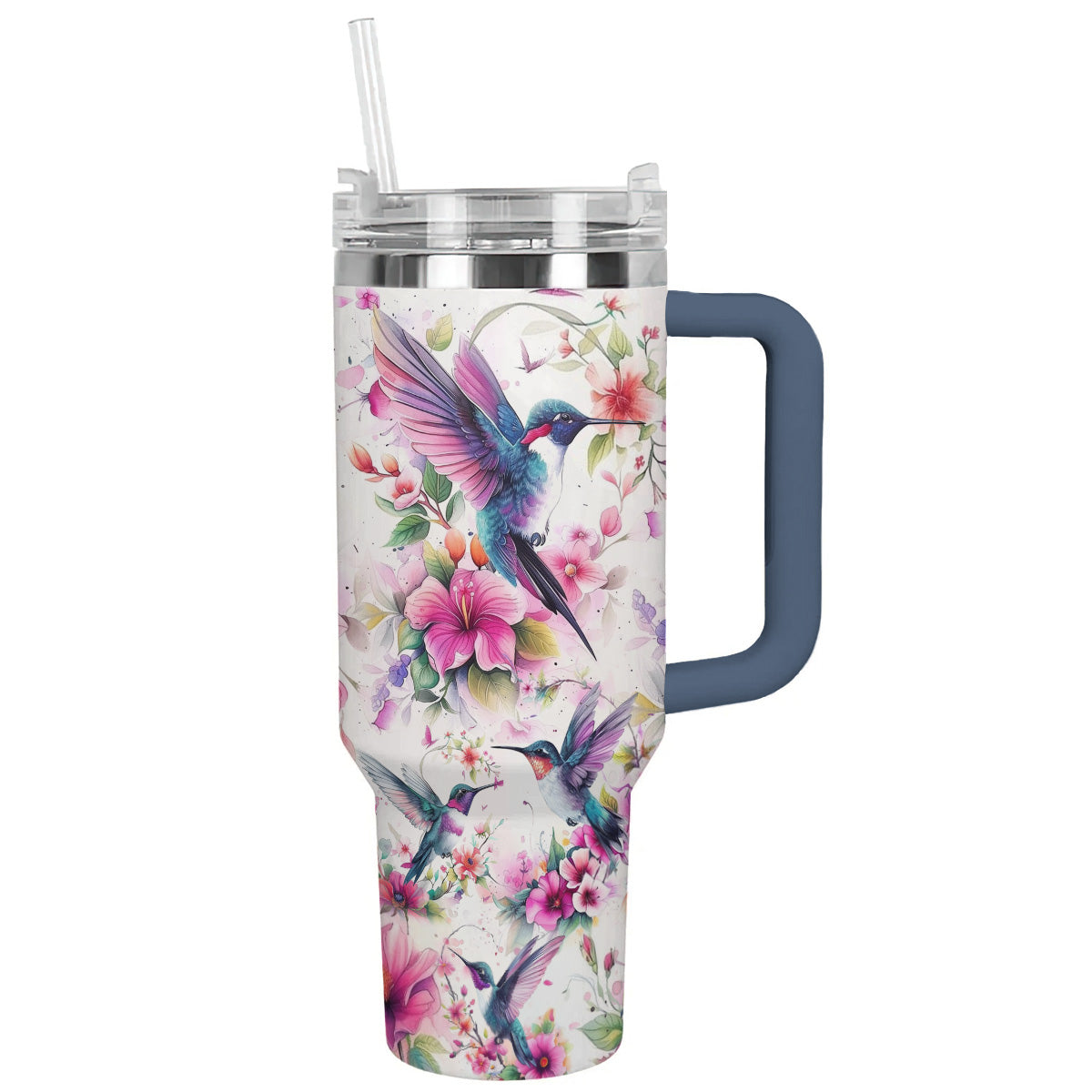 Humming Bird 40 Oz Shineful™ Tumbler Charming Nl09 Navy 40Oz