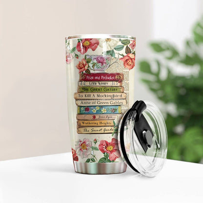 Shineful 20oz Tumbler Favorite Books