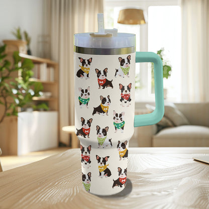 Shineful Tumbler Bandana Boston Terrier