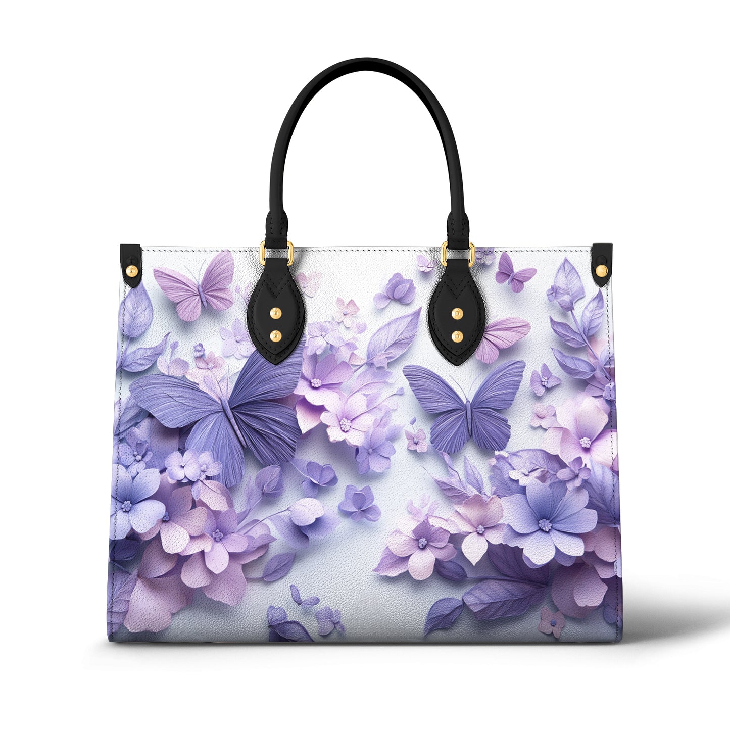 Shineful Leather Bag Wings Over Blooms