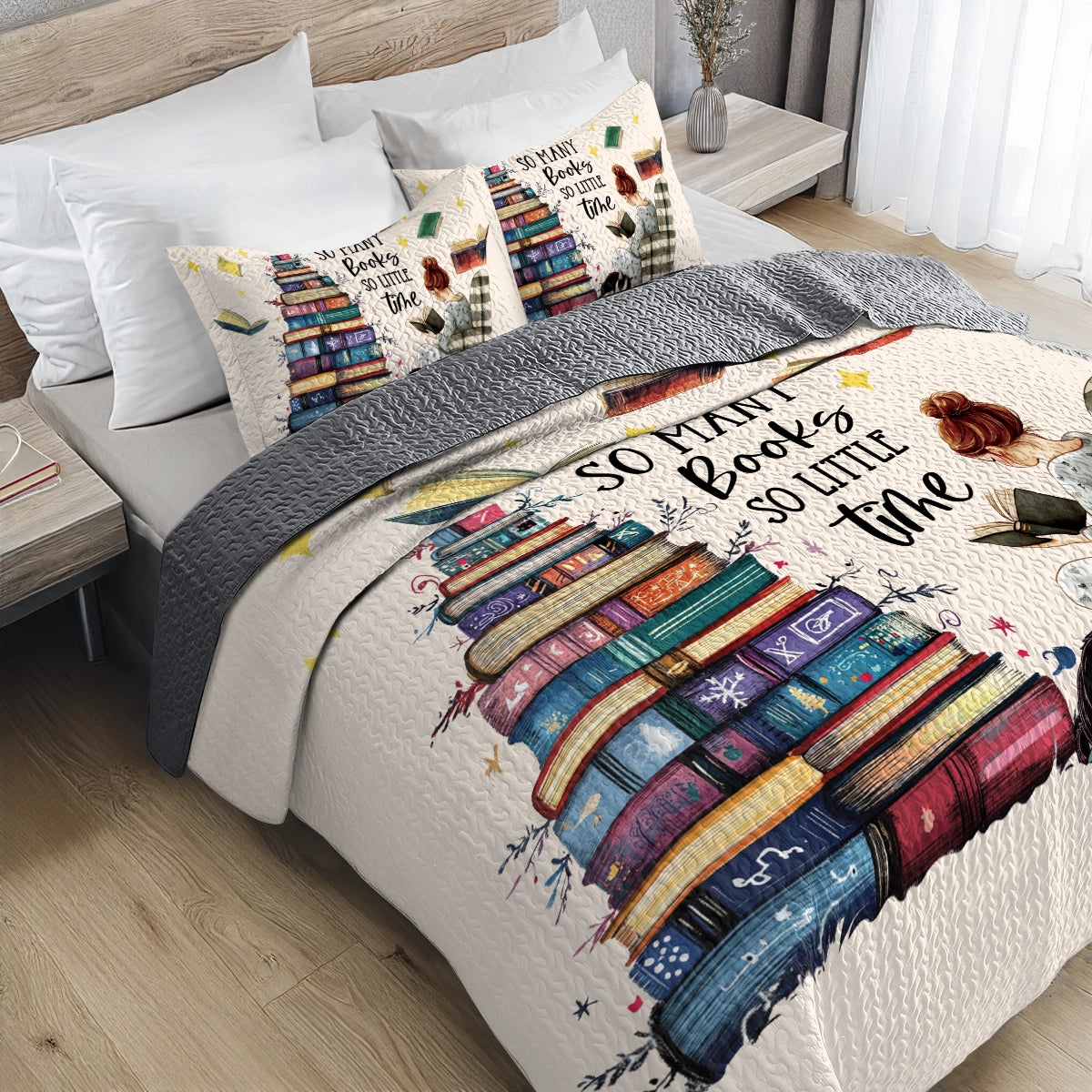 Shineful All Season Quilt 3-Piece Set Cozy Reads