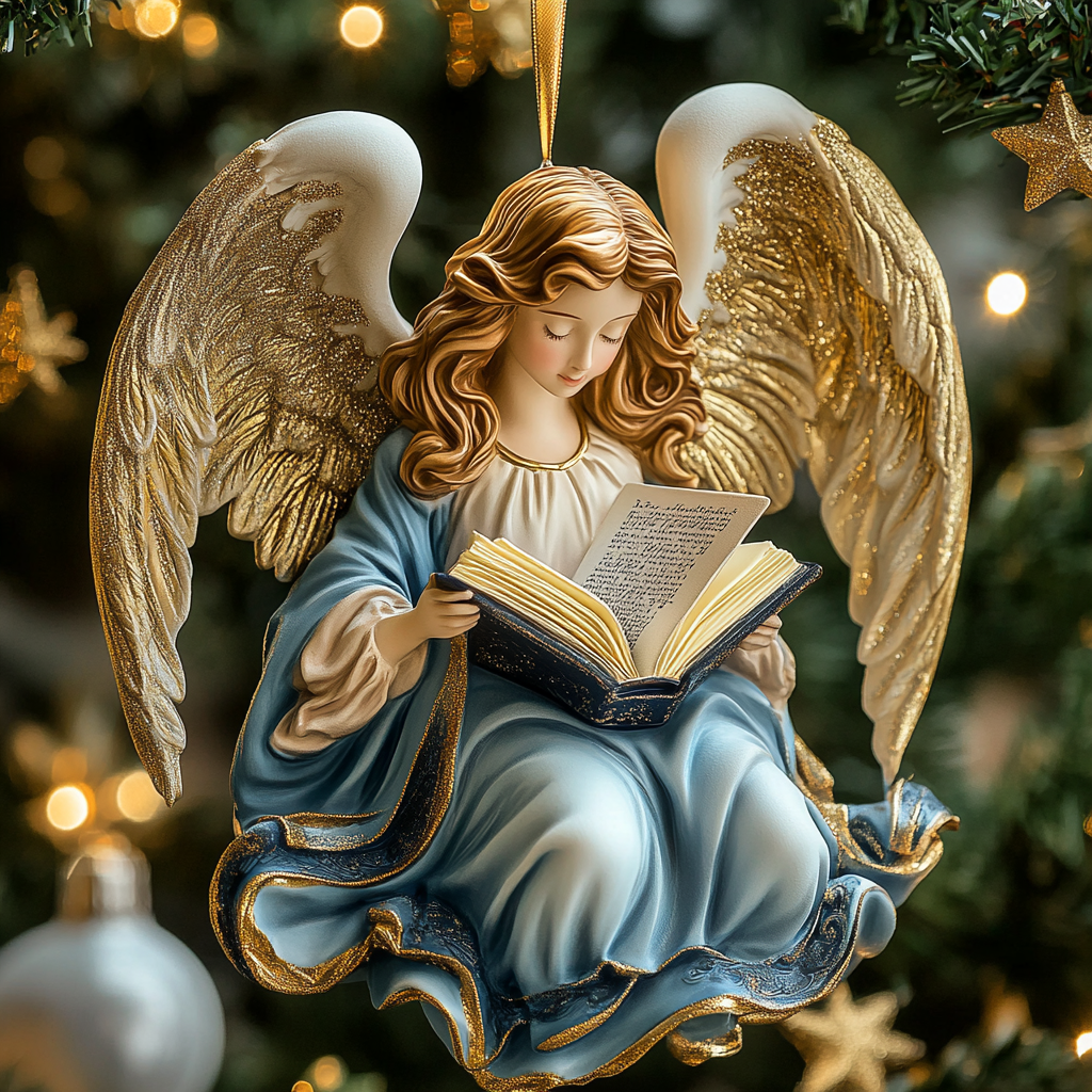 Shineful 2D Acrylic Ornament Angel's Embrace