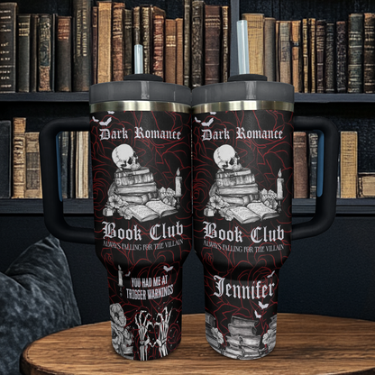 Shineful Personalized Tumbler Dark Romance Book Club