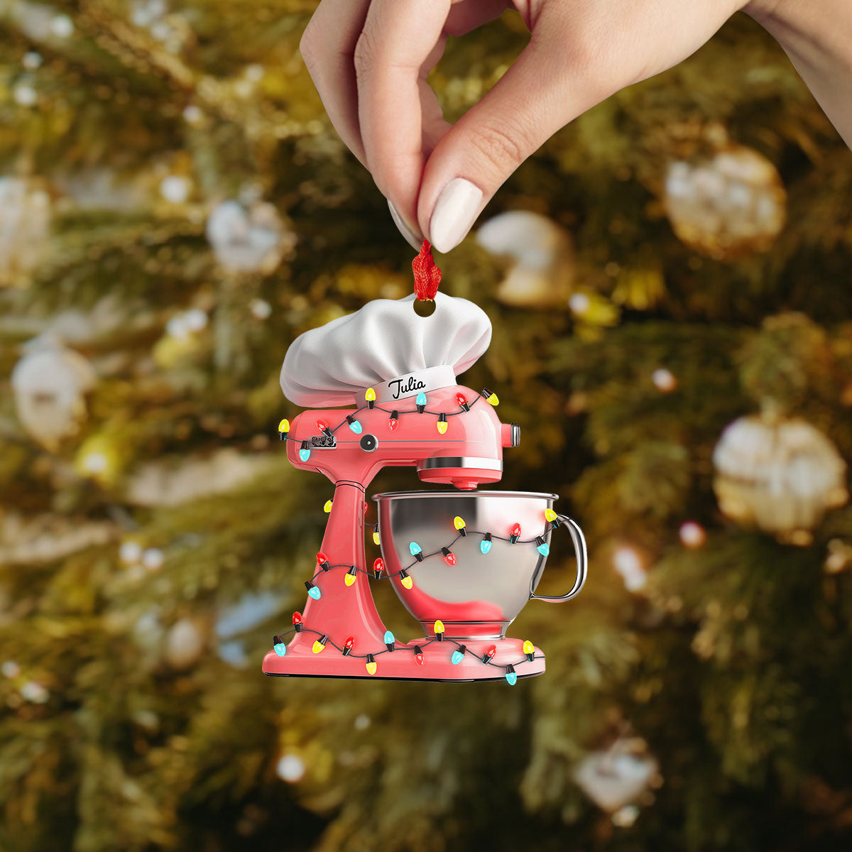 Shineful 2D Acrylic Ornament - Personalized Stand Mixer Collection