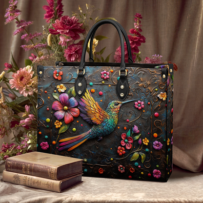 Sac en cuir brillant Colibri Magnifique