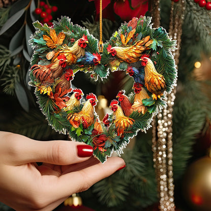 Shineful 2D Acrylic Ornament Heart of the Henhouse