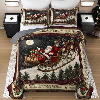 Shineful All Season Quilt 3-Piece Set Bright And Merry