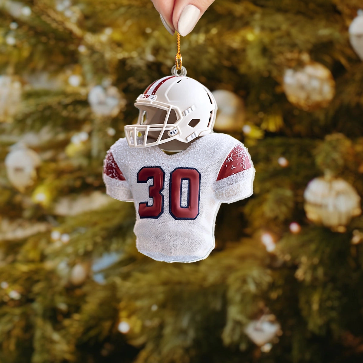 Shineful 2D Acrylic Ornament Personalized Touchdown