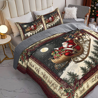 Shineful All Season Quilt 3-Piece Set Bright And Merry