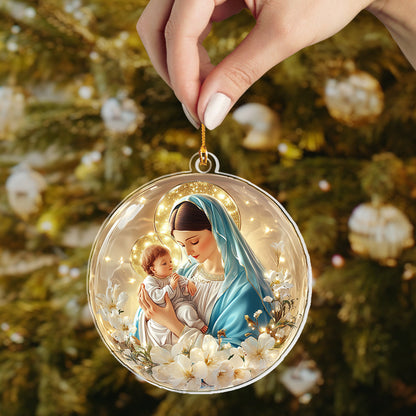 Shineful 2D Acrylic Ornament - Virgin Mary and Child