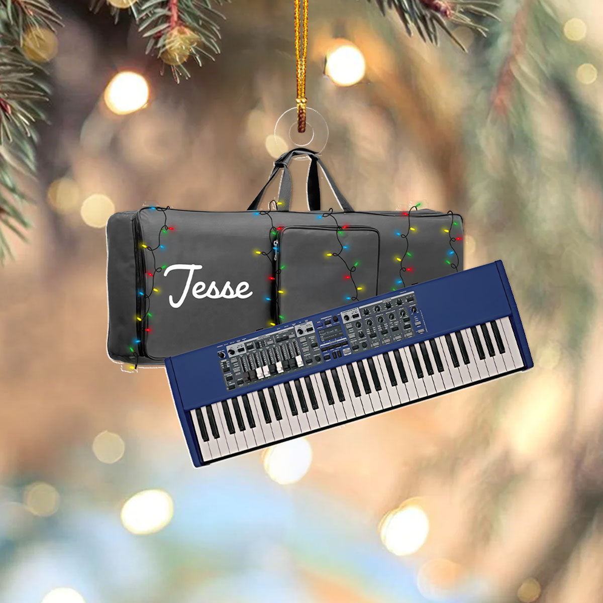 Shineful 2D Acrylic Ornament - Personalized Keyboard Ornament Collection