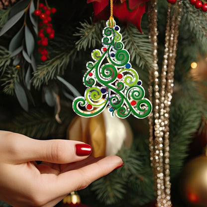 Shineful Acrylic Ornament Christmas Tree Elegance