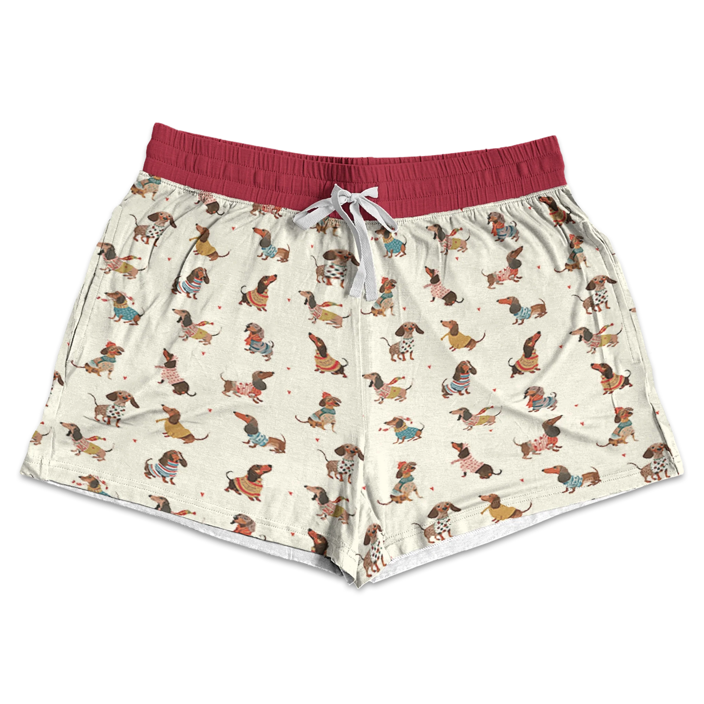 Shineful Pajama Shorts Dachshund Style Wiener