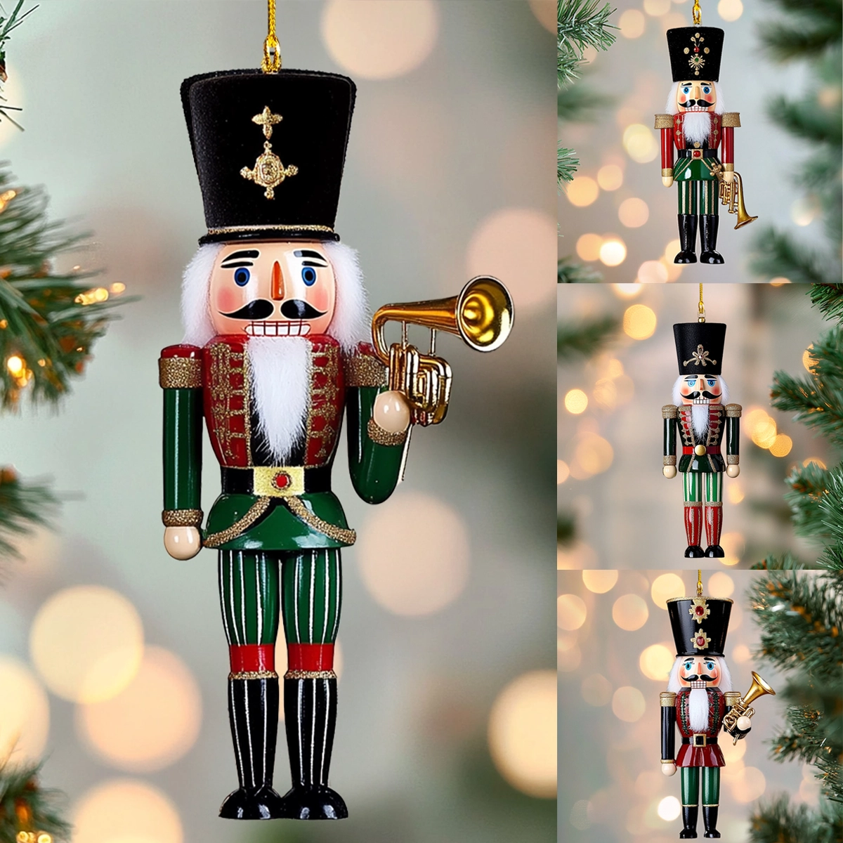 Shineful Acrylic Ornament Christmas Nutcracker Royal Charm