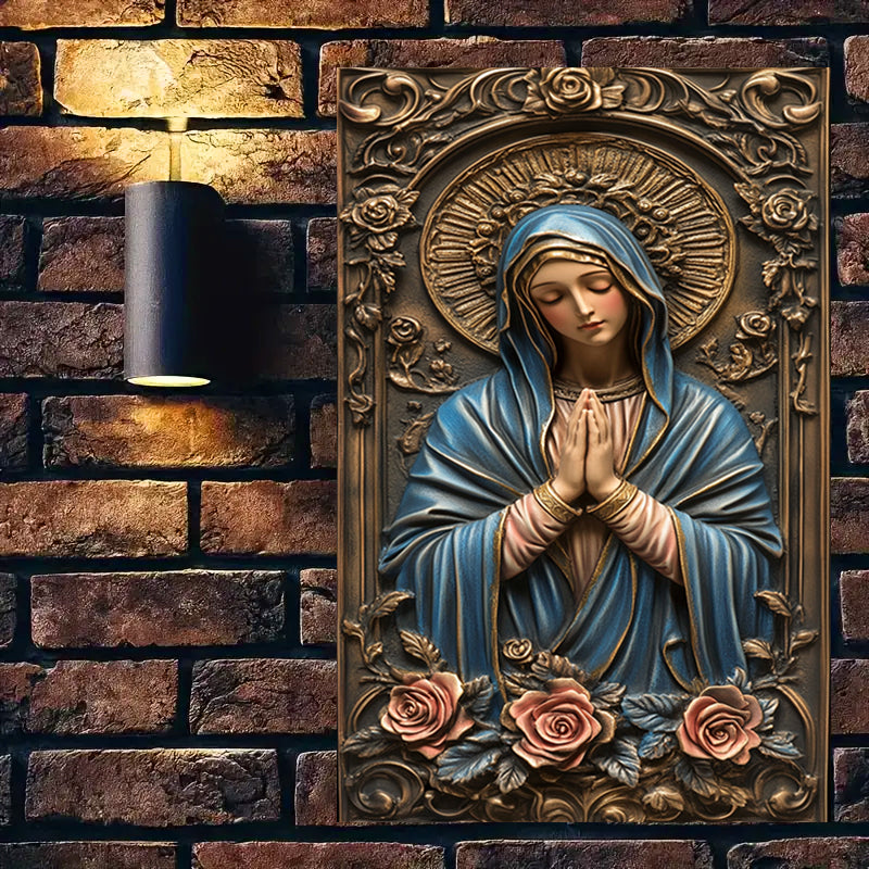 Shineful 2D Metal Sign The Blessed Virgin Maria