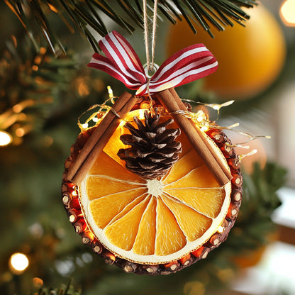 Shineful 2D Acrylic Ornament - Dried Orange