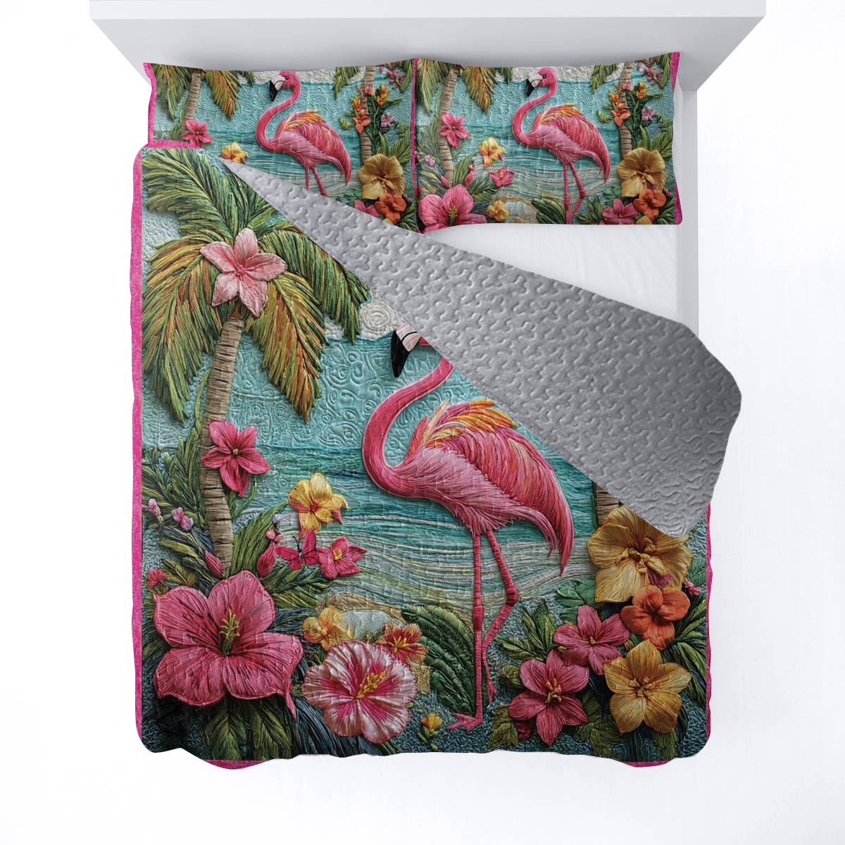 Shineful All Season Quilt 3-Piece Set Tropical Escape