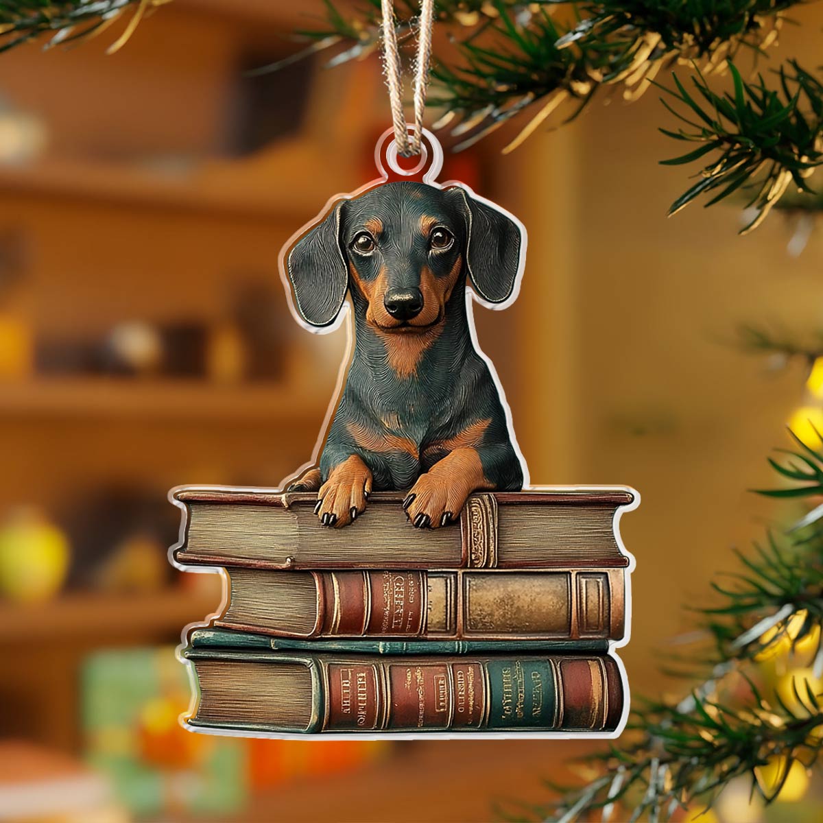 Étagère décorative en acrylique 2D brillante pour chiots - Pack Discount