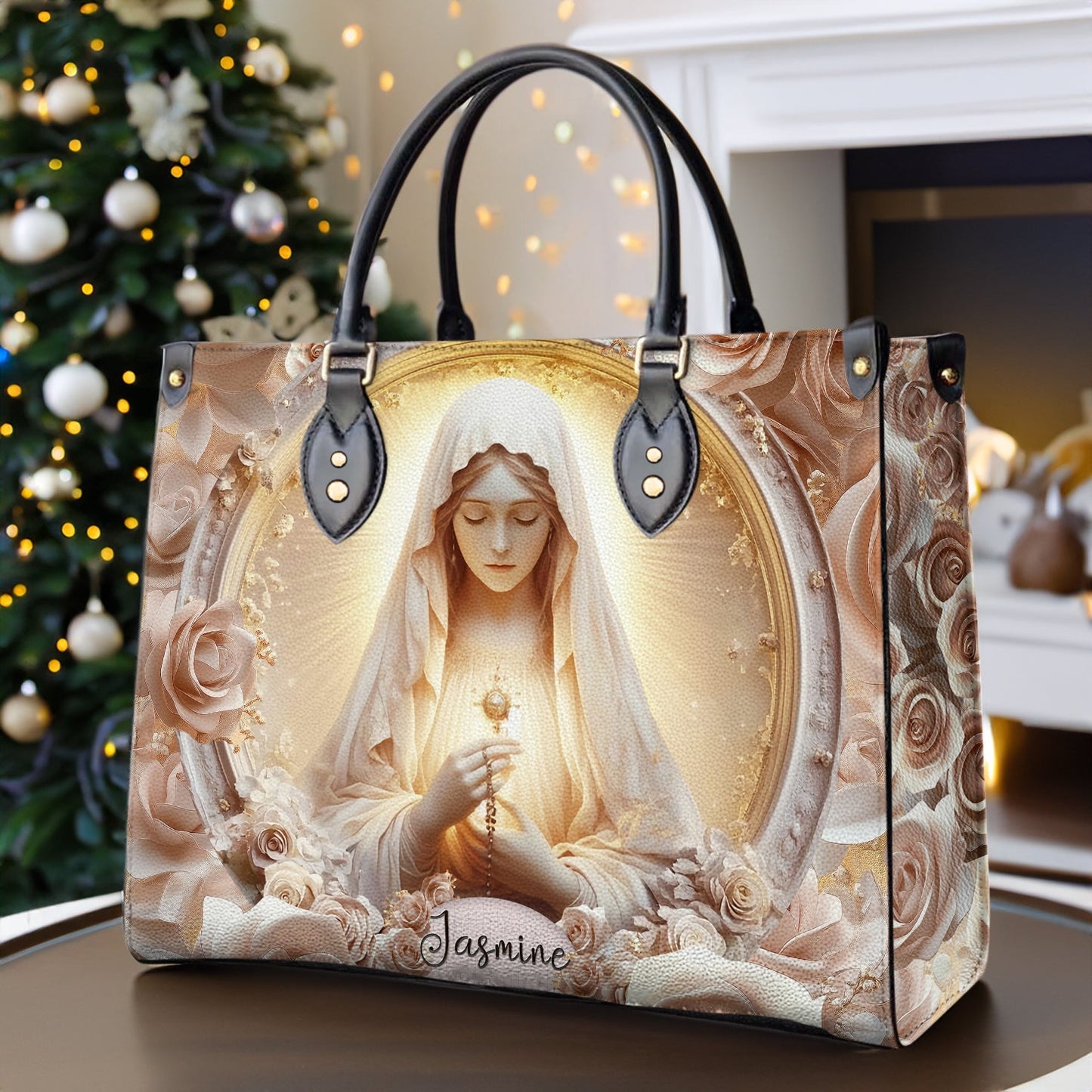 Shineful Leather Bag Rose Of The Divine