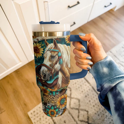 Shineful Tumbler Wildflower Horse