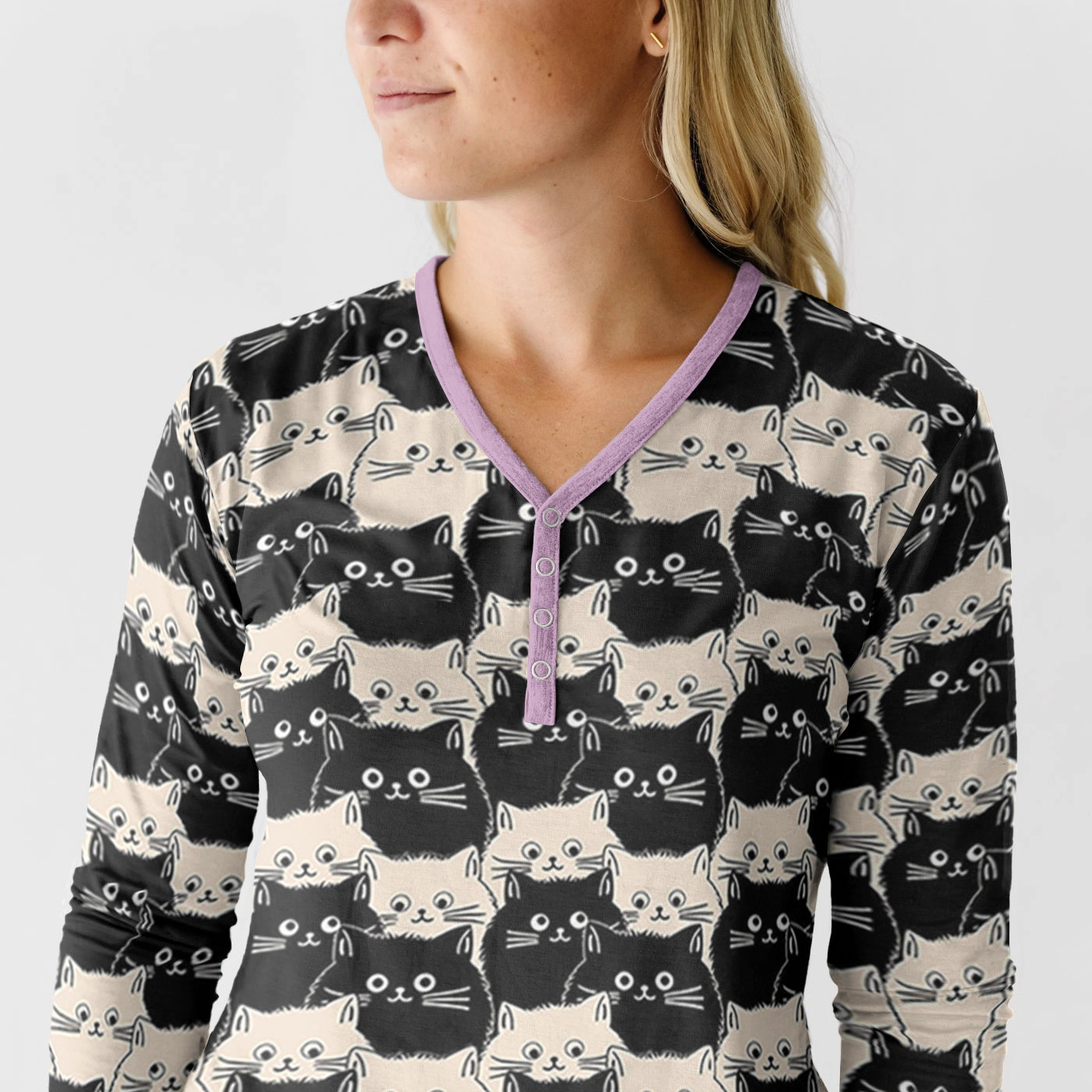 Shineful Pajama Sets Cute Fat Cats