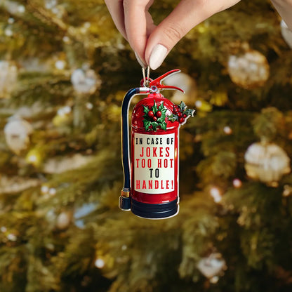 Shineful Acrylic Ornament Firefighter's Joke Extinguisher