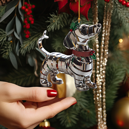 Shineful 2D Acrylic Ornament - Dachshund Metalworks Collection