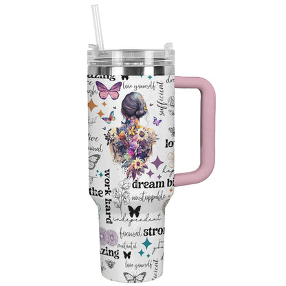 Shineful Tumbler Butterfly Daily Affirmation