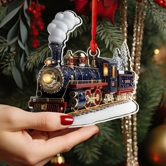 Shineful 2D Acrylic Ornament - Enchanted Holiday Train