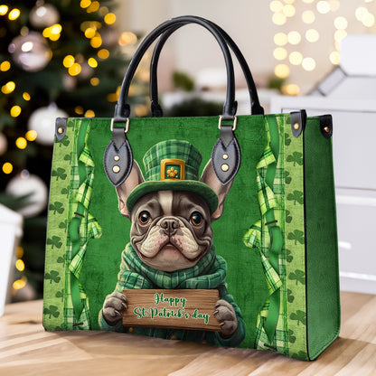 Shineful Leather Bag Shamrock Frenchie