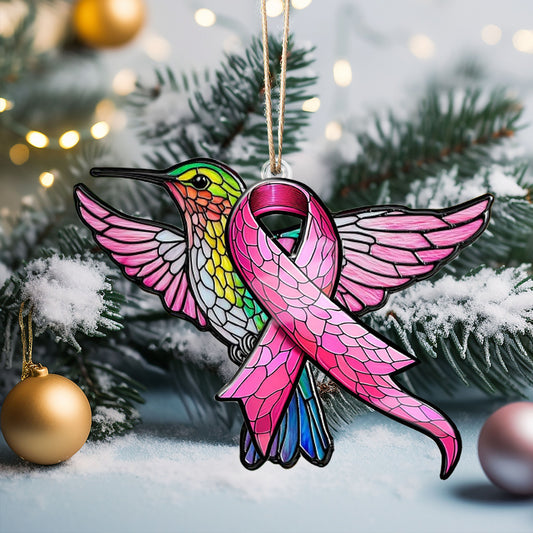 Shineful 2D Acrylic Ornament - Hummingbird Hope