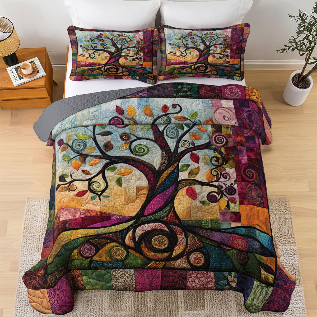 Shineful All Season Quilt 3-Piece Set The Shelter of Unity and Harmony