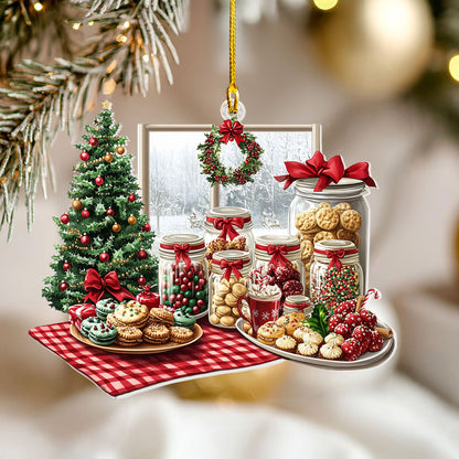 Shineful 2D Acrylic Ornament Holiday Cookie Haven